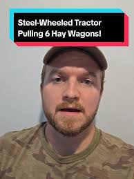Amish Unloading Hay Bales