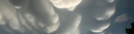 They are indications for strong thunderstorms. Mammatus Clouds Met Office