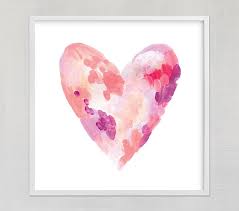 Refresh your wall decor with inspiring and dynamic artwork for every room in the house. Abstract Heart Kids Wall Art By Minted Pottery Barn Kids
