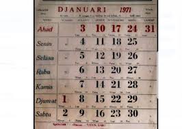 Viral Kalender Jadul 1971 Bisa Dipakai Di Tahun 2021 Okezone Nasional