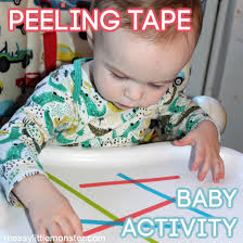 I bought this so my 4 year old could do less messy rangoli activity for diwali. Peeling Tape Fine Motor Baby Activity Messy Little Monster