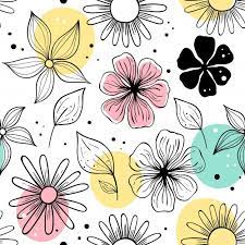 Are there any mitten and stocking templates for scandinavia? Vector Seamless Pattern With Flowers Scandinavian Motives Flower Drawing Art Floral Pattern Design