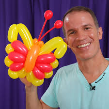 Mariposa Globoflexia Balloon Butterfly En 2020 Decoracion Con Globos Largos Decoracion Con Globos Figuras Con Globos