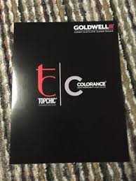 details about goldwell topchic chart hair color info booklet color chart