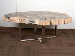 Outstanding Large Petrified Wood Slab Coffee Table Coffee Table Wood Driftwood Coffee Table Coffee Table