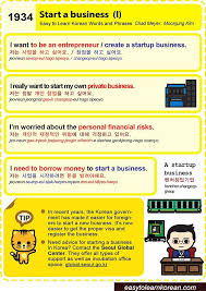 1934 Start A Business I Learn Korean Korean Words Learning Korean Language