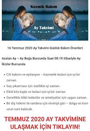 Ay Takvimi 2020 Burclar Epilasyon Ikizler Burcu