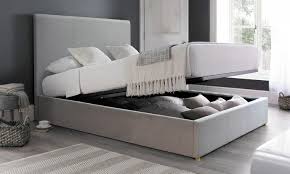 groupon goods global gmbh lit coffre majestueux en tissu avec matelas prince en option lit coffre lit lit moderne