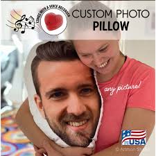 Big Head Pillow With Voice Recorder, Customized Smush Human or Pet Face  Pillow (your Kids, Your Love or Pet Photo...) Voice Recording Gift