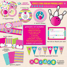 Check spelling or type a new query. Perfect Strike Girl S Bowling Birthday Party Diy Printable Party Pac Inkberry Creative Inc