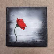 Black And Red Paintings Easy Canvas Painting Ideas For Beginners Bing Images Acrylic Poppy Painting Poppy Painting Small Canvas Paintings