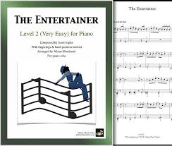 Mainly just right hand melody and single left hand notes. The Entertainer Very Easy Piano Sheet Music Scott Joplin