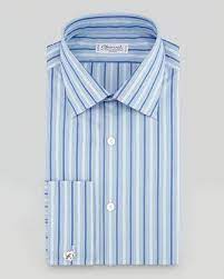 Charvet Tonal Stripe Dress Shirt Blue Dress Shirt Blue Shirts Striped Dress