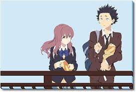 Amazon.com: SHUITOU Shoya Ishida Fans Poster Shouko Nishimiya A Silent  Voice Painting On Canvas Wall Art Scroll Picture Print Living Room Walls  Decor Home Posters 16×24inch(40×60cm): Posters & Prints