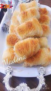 طريقة اصابع وكيكه الكنافه بالقشطه البيتيه زاكي food arabic food deserts