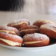 Cream Filled Doughnut Video Recipe Video Yummy Food Dessert Food Recipies Doughnut Recipe