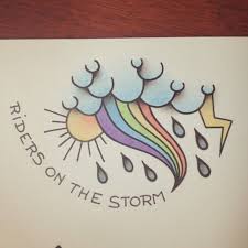 Sai de ke · ba lai: Tattoo Tatouage Tattooanglet Lantichambre Thebarbebleue Rainbow Rainbowtattoo Storm Sun Oldschooltattoo Ne Rainbow Tattoos Storm Tattoo Cloud Tattoo