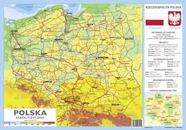 W portalu dostępne są granice administracyjne, ortofotomapa, mapa ewidencyjna, mapa zasadnicza, dane adresowe. Mapa Fizyczna Polski Plansza Edukacyjna Bik