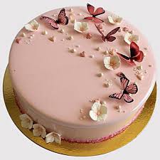Cake designs by madu fernando. Pretty Butterfly Design Marble Cake Uae Gift Pretty Butterfly Design Marble Cake Ferns N Petals