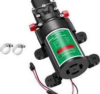 LONGRUN Fresh Water Pump 12V DC Diaphragm Pumps with Adjustable Pressure Switch, 4.5L/Min 1.2GPM 85 PSI Self Priming Sprayer Pump for ...