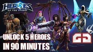 New players have access to 10 free heroes each week, with an extra slot. Unlock 5 Heroes For Free In 90 Minutes Heroes Of The Storm Youtube