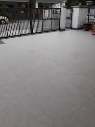 See more ideas about concrete patio, car porch design, concrete driveways. ç£šè—å»ºç¯‰ Tmn Saujana Emas Kajang Car Porch 2x2 Floor Tile Facebook