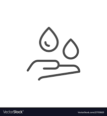 Black And White Outline Washing Hands Clipart Moisturizing Hand Washing Line Outline Icon Vector Image Affiliate Washing Line Moisturizing Hand Ad Wash Logo Vector Hand Logo