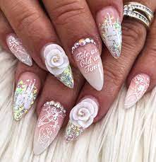 Wow These White Beauty And The Beast Nails 3 Disney Nails Beauty And The Beast Nails Wedding Nails