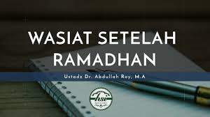 Kultum adalah kuliah tujuh menit yang dilakukan atau disampaikan pada saat bulan puasa atau bulan ramadhan, para dai atau ustaz atau pak haji serta tokoh masyarakat selalu akan berkultum sesuai. Materi Kultum Singkat Bulan Syawal Wasiat Setelah Ramadhan Ngaji Id