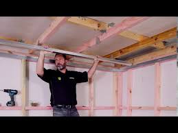 Suspended ceiling layout and spans are subject to specific design. Gib Rondo Install Gib Rondo Into Ceiling Clips Youtube