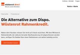 Wustenrot Rahmenkredit Konditionen Des Abrufkredites