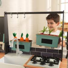 It has three levels, five rooms, and a balcony. Amazon Com Kidkraft Kidkraft Wooden Farm To Table Play Kitchen With Ez Kraft Assembly Lights Sounds Ice Maker And 18 Accessories Gift For Ages 3 Toys Games