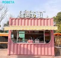 20ft 40ft Folding Container Coffee Shop Restaurant Shipping Container Bar  Cafe With Kitchen for sale food