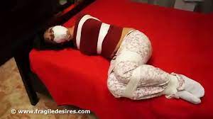 Fragiledesires White Tape Gagged and Hands Taped in Bondage | xHamster