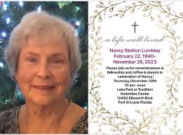 Nancy Lumbley Obituary