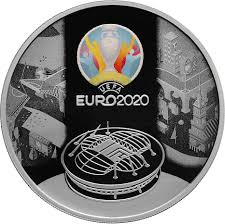 Чемпионат европы по футболу 2021 из википедии, бесплатной энциклопедии название статьи неоднозначное. Moneta Chempionat Evropy Po Nbsp Futbolu 2020 Goda Uefa Euro 2020 3 Rublya 2021 God My Coins