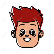 Funny Boy Face Icon Vector Illustration Graphic Design Illustration Spon Face Icon Funny B Graphic Design Illustration Face Icon Illustration Design