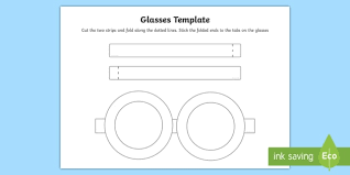 From new year's day to christmas, and every holiday in between, these. Glasses Template Craft Activity