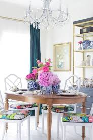 Chinoiserie Dining Chairs Reveal Monica Wants It Dining Room Chairs Upholstered Chic Dining Room Dining Chairs