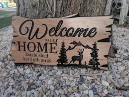 Carved Wood Signs Personalized Wood Sign Custom Wood Signs Etsy Carved Wood Signs Engraved Wood Signs Personalized Wood Signs