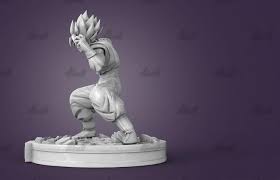 We aren't super saiyans, but the power of a dragon ball 3d print brings the characters to life. Dragon Ball Goku 3d Printed Model Stl 3d Printing Models
