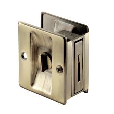 Sliding & pocket door locks. Primeline Privacy Lock Pocket Door Hardware With Pull Reviews Wayfair