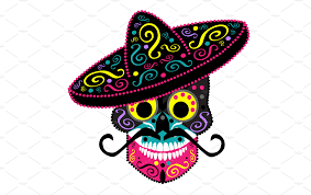 New users enjoy 60% off. Mexican Skull With Sombrero Day Of Pre Designed Photoshop Graphics Creative Market
