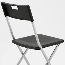 Find out range of foldable chairs with good design and quality. Gunde Folding Chair Black Ikea