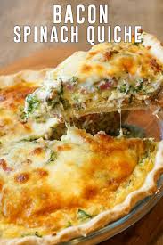 Bacon Spinach Quiche Recipe Modernmealmakeover Com Recipe Quiche Recipes Spinach Quiche Recipes Recipes