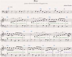 Original lyrics of pov song by ariana grande. Piano Sheet Music Ariana Grande Pov Piano Sheet Music