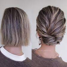 1.12 messy curly bob with bangs. 30 Updos For Short Hair To Feel Inspired Confident In 2021 Hair Adviser