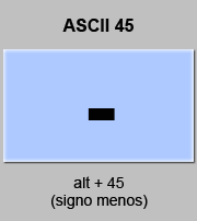 We did not find results for: Codigo Ascii Signo Menos Resta Negativo Guion Medio Tabla Con Los Codigos Ascii Completos Caracteres Simbolos Letras Signo Menos Resta Negativo Guion Medio Ascii 45 Ascii Codigo Tabla Ascii