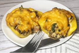 Easy Keto Bacon Stuffed Peppers For Breakfast Low Carb