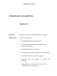 Indeks Dan Log Pdf